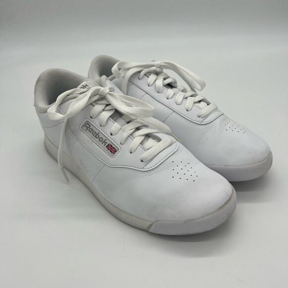 Reebok Princess Classic Sport Casual Sneaker Shoes White Womens Size 9.5 - Picture 6 of 12